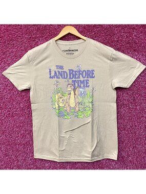 The Land Before Time Little Foot Cartoon Graphic T-Shirt Large